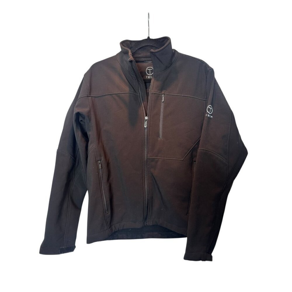 Tumi T-Tech Men’s Soft Shell Jacket Black Size Small | Waterproof Windbreaker